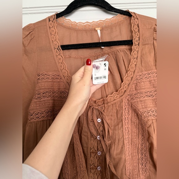 Free people Forevermore Long-Sleeve Top size Medium - Picture 4 of 9